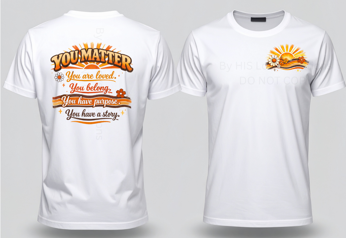 Front & Back  DTF Digital Downloads